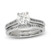 Thumbnail Image 1 of Previously Owned Diamond Bridal Set 7/8 ct tw 14K White Gold