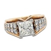 Thumbnail Image 1 of Previously Owned Princess & Round-Cut Diamond Engagement Ring 2-1/5 ct tw 14K Yellow Gold