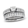 Thumbnail Image 1 of Previously Owned Diamond Bridal Set 1-1/3 ct tw 14K White Gold