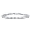 Thumbnail Image 1 of Previously Owned Lab-Grown Diamond Bracelet 5 ct tw Round 14K White Gold