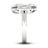Thumbnail Image 3 of Previously Owned Lab-Created Diamond Ring 1 ct tw Oval/Emerald/Pear/Round 14K White Gold