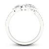 Thumbnail Image 4 of Previously Owned Lab-Created Diamond Ring 1 ct tw Oval/Emerald/Pear/Round 14K White Gold