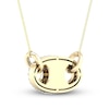 Thumbnail Image 3 of Previously Owned Men's Lab-Grown Diamond Necklace 1-1/2 ct tw Round 14K Yellow Gold 22"