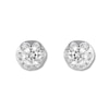 Thumbnail Image 2 of Previously Owned Diamond Stud Earrings 1/2 carat tw Round 14K White Gold
