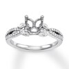 Thumbnail Image 1 of Previously Owned Diamond Ring Setting 1/3 carat tw Marquise/Round 14K White Gold