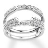 Thumbnail Image 1 of Previously Owned Diamond Enhancer Ring 3/4 ct tw Round-cut 14K White Gold