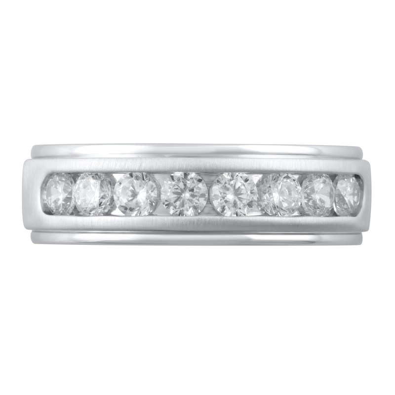 Main Image 3 of Previously Owned Lab-Created Diamond Ring 1 ct tw Round 10K White Gold