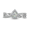 Thumbnail Image 4 of Previously Owned THE LEO First Light Diamond Ring 1/2 ct tw 14K White Gold