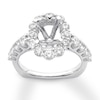 Thumbnail Image 1 of Previously Owned Diamond Ring Setting 1-3/8 ct tw Round 18K White Gold