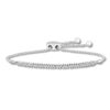 Thumbnail Image 1 of Previously Owned Diamond Bolo Bracelet 1 carat tw Round 14K White Gold