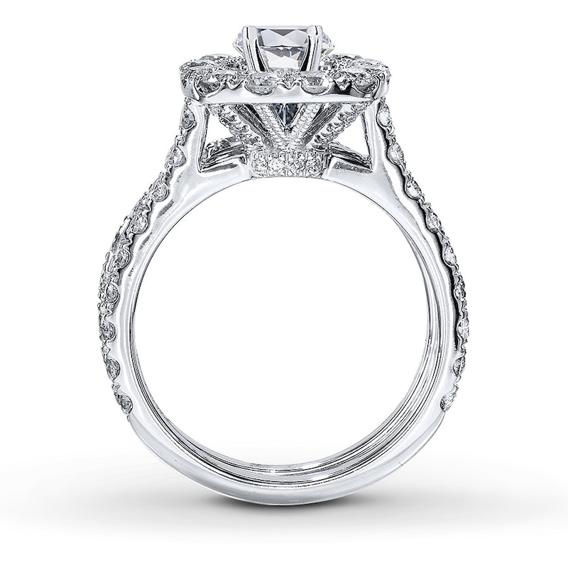 Main Image 2 of Previously Owned Neil Lane Bridal Setting 2 ct tw Diamonds 14K White Gold