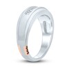 Thumbnail Image 2 of Previously Owned Pnina Tornai As Long As We Both Shall Live Men's Diamond Wedding Band 1/2 ct tw Round 14K White Gold