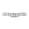Thumbnail Image 3 of Previously Owned Vera Wang WISH Diamond Wedding Band 1/2 ct tw Round Platinum