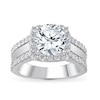 Thumbnail Image 3 of Previously Owned Diamond Engagement Ring Setting 1 ct tw Round 18K White Gold