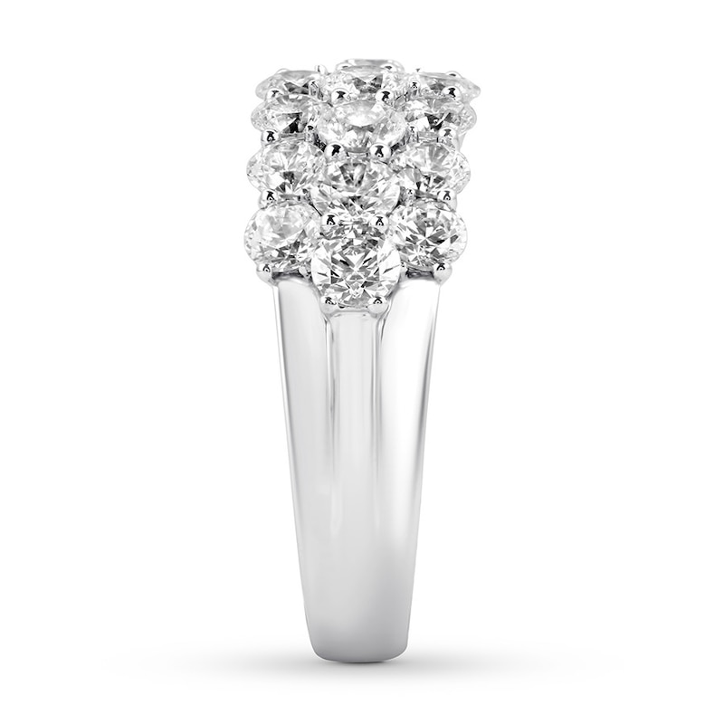 Main Image 3 of Previously Owned Diamond Ring 2-1/2 ct tw Round-cut 14K White Gold