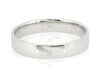 Thumbnail Image 1 of Previously Owned Men's Flat Edge Wedding Band 14K White Gold 5mm