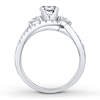 Thumbnail Image 2 of Previously Owned Colorless Diamond Ring Setting 5/8 ct tw 14K White Gold