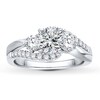 Thumbnail Image 3 of Previously Owned Colorless Diamond Ring Setting 5/8 ct tw 14K White Gold
