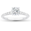 Thumbnail Image 3 of Previously Owned Diamond Engagement Ring Setting 1/6 ct tw Round Platinum