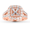 Thumbnail Image 1 of Previously Owned Vera Wang WISH Ring Setting 1-1/3 ct tw Diamonds 14K Rose Gold