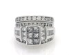 Thumbnail Image 1 of Previously Owned Princess & Round-Cut Diamond Bridal Set 2-1/2 ct tw 14K White Gold
