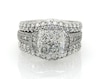 Thumbnail Image 0 of Previously Owned Diamond Bridal Set 3-7/8 ct tw 14K White Gold