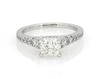 Thumbnail Image 1 of Previously Owned Princess & Round-Cut Diamond Engagement Ring 1-1/2 ct tw 14K White Gold