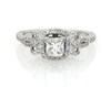 Thumbnail Image 1 of Previously Owned Princess & Round-Cut Diamond Engagement Ring 7/8 ct tw 14K White Gold