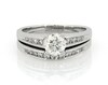Thumbnail Image 1 of Previously Owned Diamond Bridal Set 1 ct tw 14K White Gold