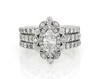 Thumbnail Image 1 of Previously Owned Marquise & Round-Cut Diamond Bridal Set 2 ct tw 14K White Gold