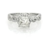 Thumbnail Image 1 of Previously Owned Princess & Round-Cut Diamond Engagement Ring 1-1/2 ct tw Platinum