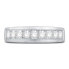 Thumbnail Image 2 of Previously Owned Men's Diamond Wedding Band 3/4 ct tw Round 14K White Gold