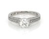 Thumbnail Image 1 of Previously Owned Round-Cut Diamond Engagement Ring 1-1/3 ct tw 14K White Gold Size 4.25