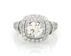 Thumbnail Image 0 of Previously Owned Round & Baguette-Cut Diamond Engagement Ring 2-7/8 ct tw 14K White Gold