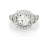 Thumbnail Image 1 of Previously Owned Round & Baguette-Cut Diamond Engagement Ring 2-7/8 ct tw 14K White Gold