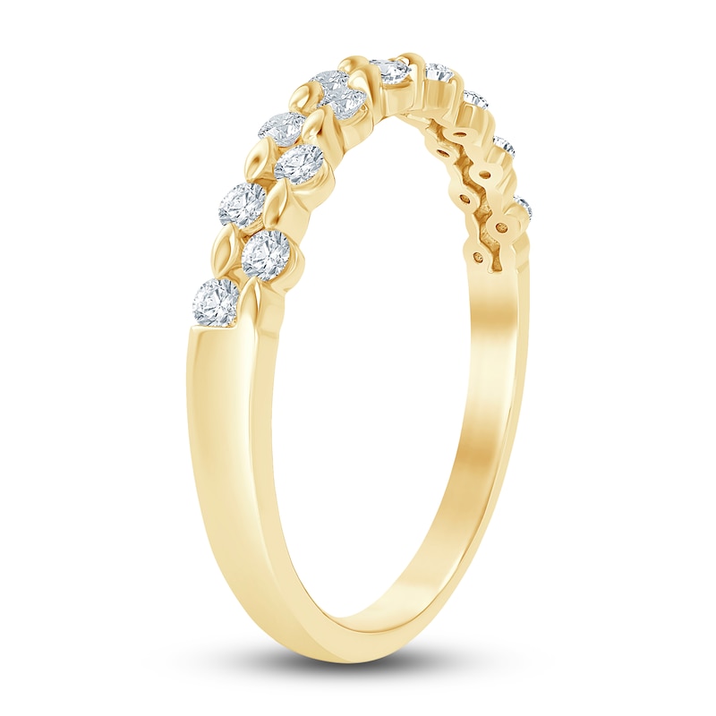 Main Image 2 of Previously Owned Diamond Anniversary Band 1/4 ct tw Round 14K Yellow Gold