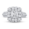 Thumbnail Image 4 of Previously Owned Vera Wang WISH Diamond Engagement Ring 2-1/5 ct tw Round/Princess 14K White Gold