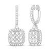 Thumbnail Image 1 of Previously Owned Diamond Dangle Earrings 1-3/4 ct tw Round 14K White Gold