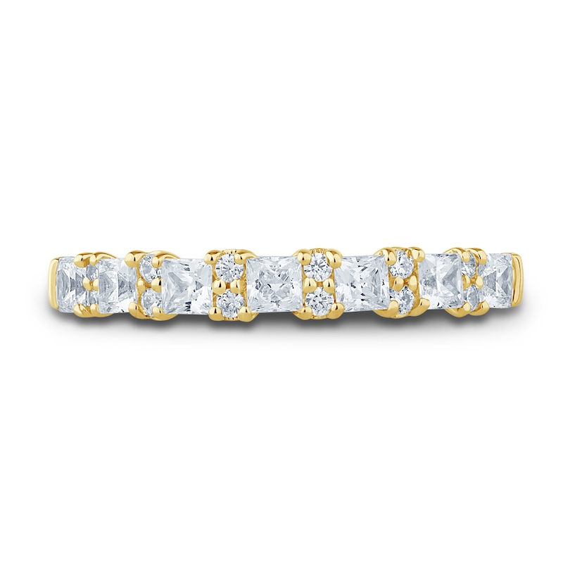 Main Image 3 of Previously Owned Pnina Tornai Diamond Anniversary Ring 3/4 ct tw Princess/Round 14K Yellow Gold
