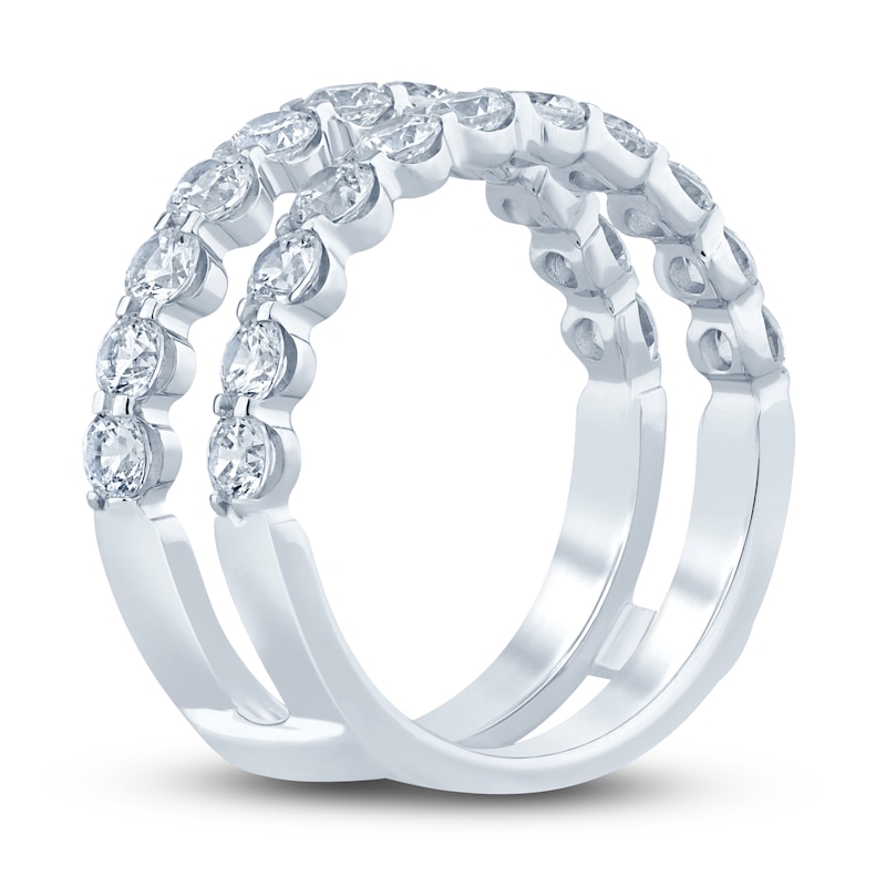 Main Image 2 of Previously Owned Diamond Insert Ring 2 ct tw Round 14K White Gold