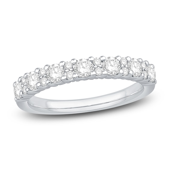Previously Owned Diamond Anniversary Band 34 ct tw Round 18K White Gold