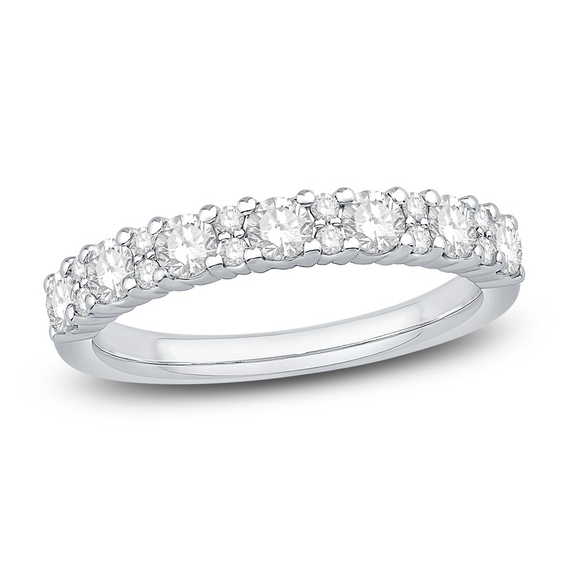 Main Image 1 of Previously Owned Diamond Anniversary Band 3/4 ct tw Round 18K White Gold
