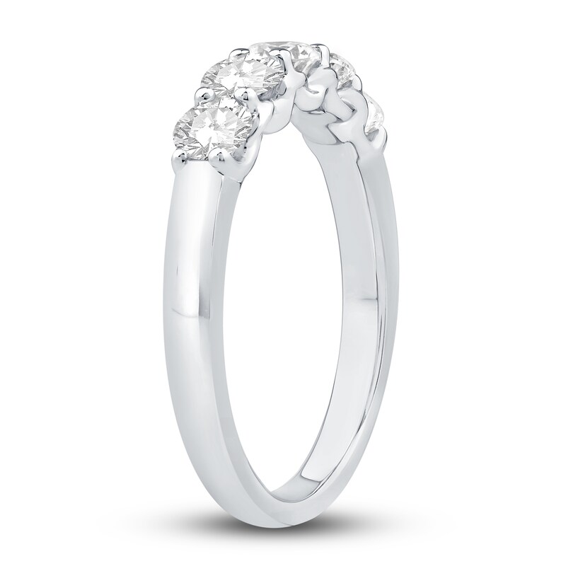 Main Image 2 of Previously Owned Diamond Anniversary Band 3/4 ct tw Round 18K White Gold