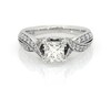 Thumbnail Image 1 of Previously Owned Princess & Round-Cut Diamond Engagement Ring 1-1/2 ct tw 14K White Gold
