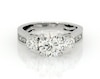 Thumbnail Image 0 of Previously Owned Diamond Engagement Ring 1-7/8 ct tw 18K White Gold