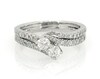 Thumbnail Image 1 of Previously Owned Diamond Bridal Set 1 ct tw 14K White Gold