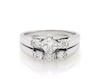 Thumbnail Image 1 of Previously Owned Princes & Round-Cut Diamond Bridal Set 1-1/5 ct tw 14K White Gold