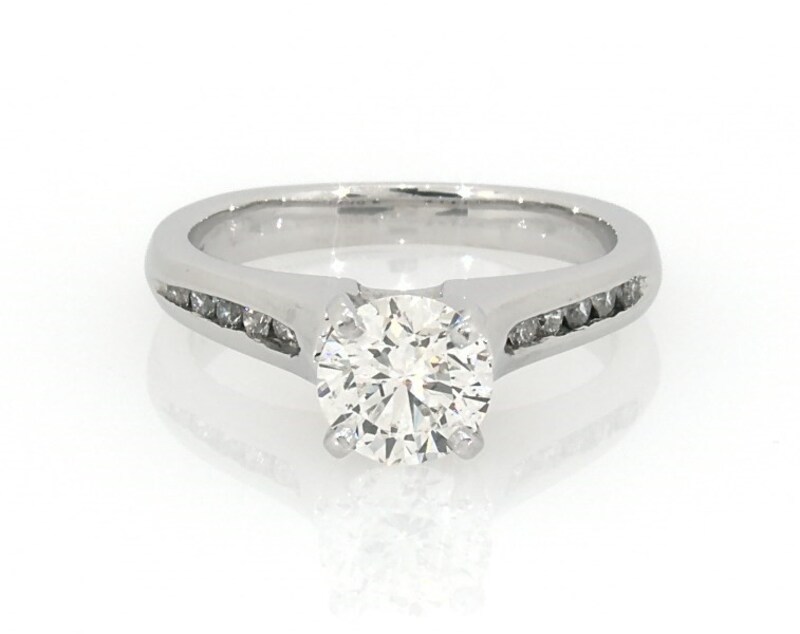 Previously Owned Diamond Engagement Ring 1 ct tw 14K White Gold