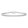 Thumbnail Image 1 of Previously Owned Lab-Grown Diamond Bracelet 3 ct tw Round 14K White Gold