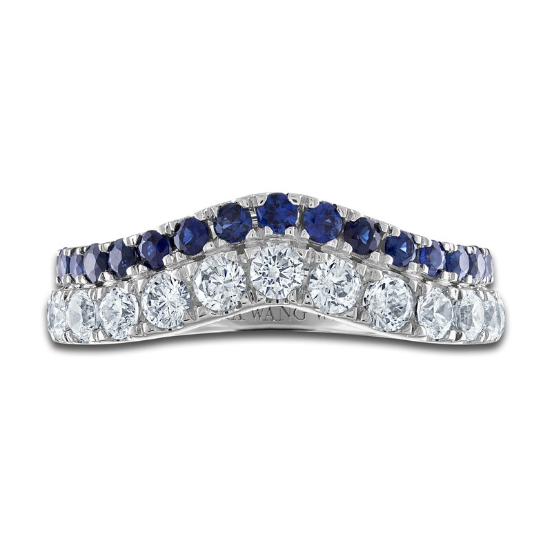 Main Image 3 of Previously Owned Vera Wang WISH Lab-Grown Diamond Anniversary Band 1 ct tw Round 14K White Gold